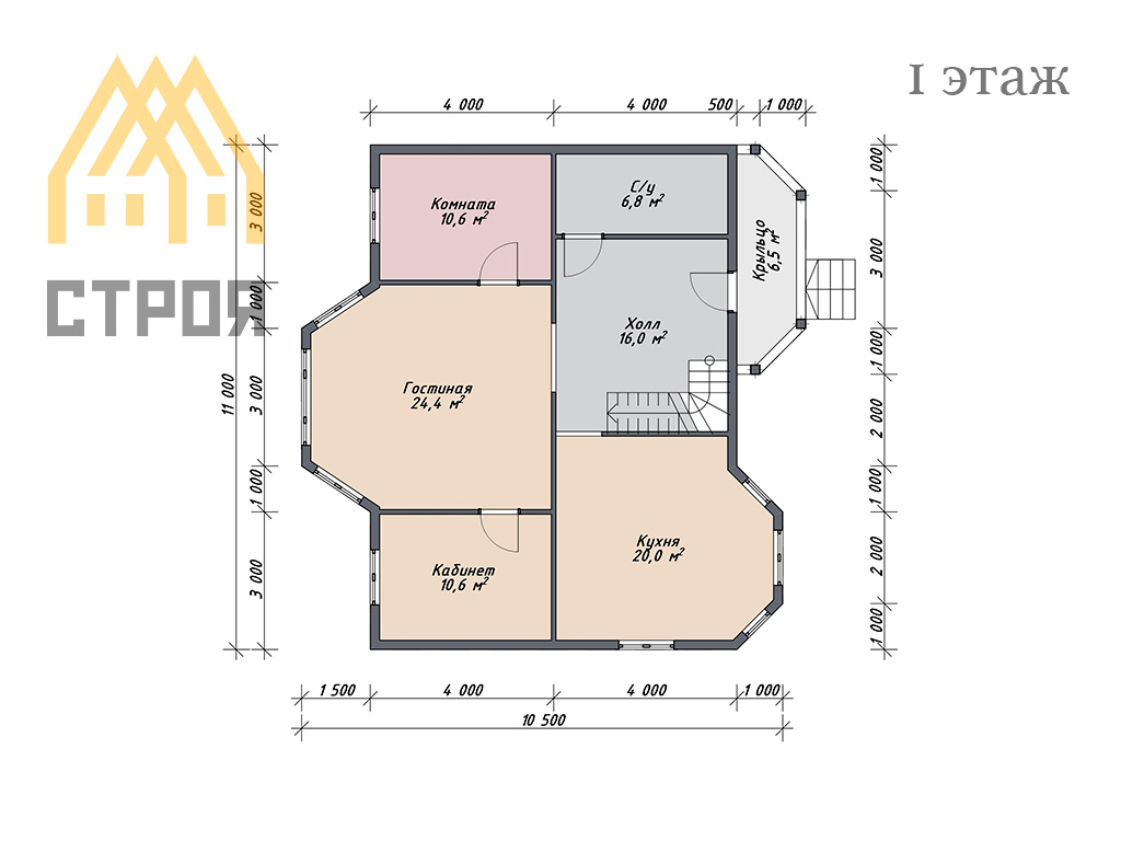 Каркасный дом премиум (8х11) -  159,2 м2 - фото 3